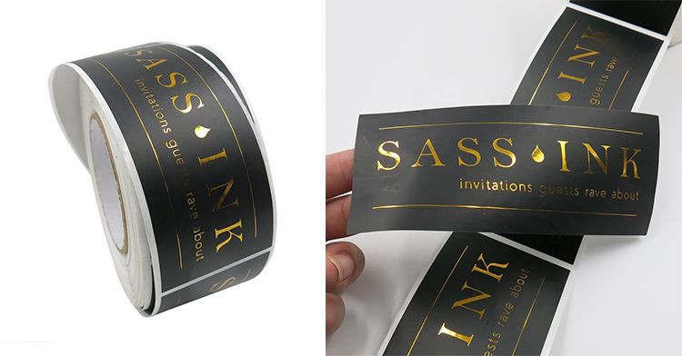 gold foil sticker labels bulk