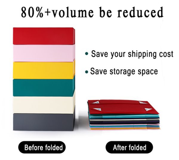 foldabel box save storage space