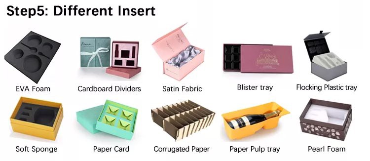 choose folding box surface finish and insert2