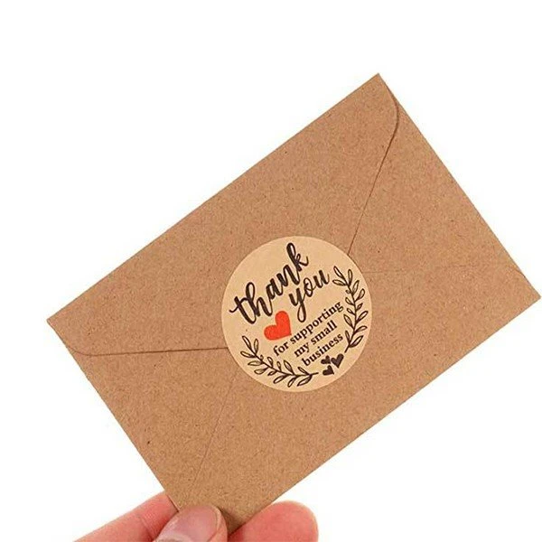 Kraft Thank You Labels
